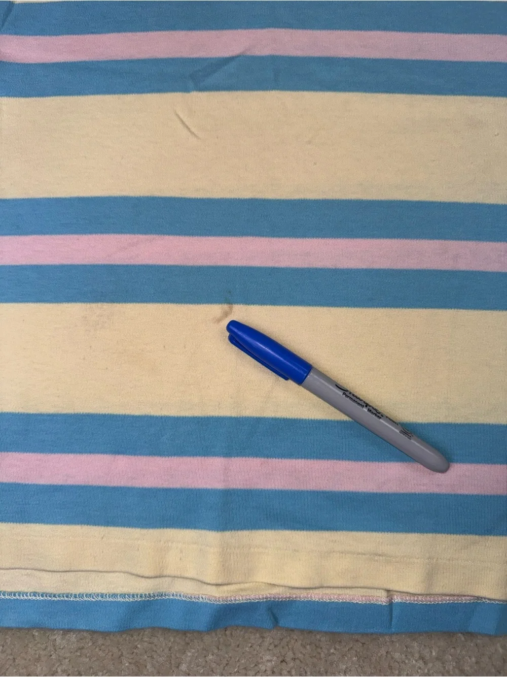 Polo Ralph Lauren Polo Shirt Mens L Yellow Blue Stripe Pink Casual